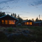 dawn at our cabin at around 11pm